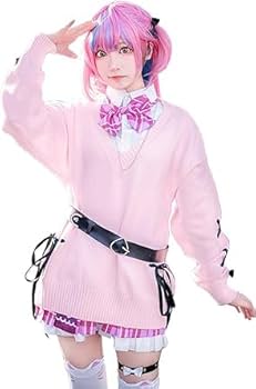 Amazon.co.jp: 【Sanjucos】 ホロライブ 湊あくあ コスプレ